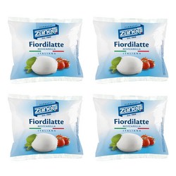 Zanetti 후레쉬 모짜렐라, 4개, 125g