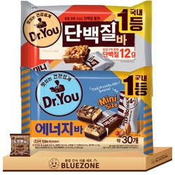 [블루존] 닥터유 개별포장 바 세트 에너지바 미니 310g 단백질바 미니 324g 몽실22g, 656g, 1박스