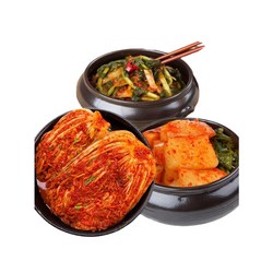 [제주 용암해수]  포기김치 1kg + 총각김치 1kg + 열무김치 1kg (국내산 100%)