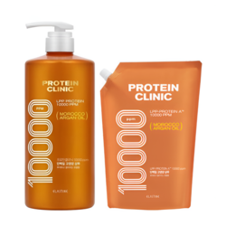 엘라스틴 프로틴클리닉 고영양 샴푸 용기 1000ml +리필 900ml