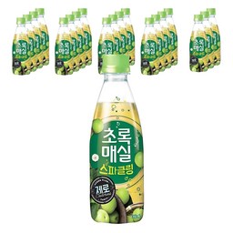 초록매실 스파클링 제로, 350ml, 20개 - 건강한 청량음료의 새로운 선택!