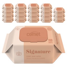 코멧 시그니처 아기물티슈, 저자극으로 안전하게!