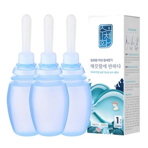 수채화 일회용 질세정기 여성청결제, 110ml, 3개