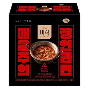 더미식 매움주의 장인라면 135g, 1개