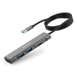 베이직기어 USB 3.0 5 in 1 멀티허브 BG-UH3