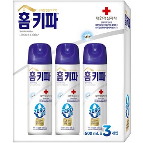 홈키파 대한적십자사 제로 에어졸 3p, 1세트, 500ml