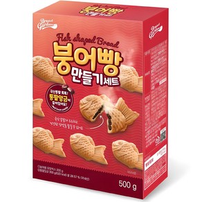 브레드가든 붕어빵 만들기세트, 500g, 1개