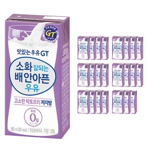 맛있는우유GT 소화 잘되는 배 안아픈 저지방 우유