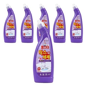 홈스타 락스와세제 후로랄파인, 750ml, 6개