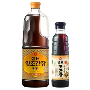 샘표 양조간장 501 1.7L + 맛간장 500ml 세트