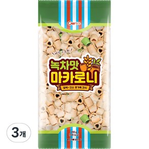 청우식품 녹차맛 마카로니