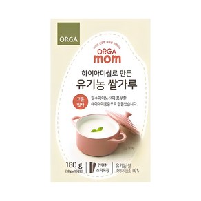 올가맘 하이아미쌀로 만든 유기농 쌀가루 고운입자, 1개, 180g