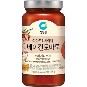 청정원 아마트리치아나 베이컨 토마토 스파게티소스