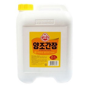 [오뚜기] 간장 양조간장, 15L, 1개