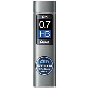 [문구살래]펜텔 아인슈타인 샤프심, 0.7 - HB, 1개-, 0.7mm-HB