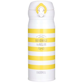써모스 MEDIUM 텀블러 JNL-403K, 옐로우보드, 400ml, 1개