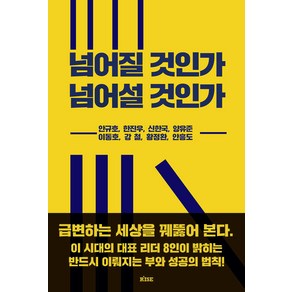 [떠오름]넘어질 것인가 넘어설 것인가 : 이 시대의 대표 리더 8인이 밝히는 반드시 이뤄지는 부와 성공의 법칙