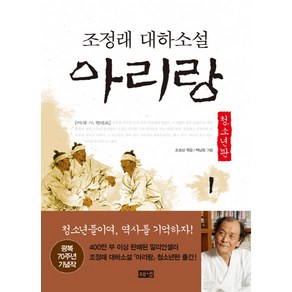 아리랑 1: 제1부 아 한반도(청소년판):조정래 대하소설