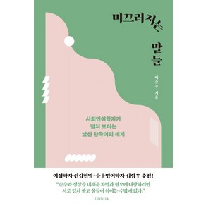 미끄러지는 말들:사회언어학자가 펼쳐 보이는 낯선 한국어의 세계, 타인의사유, 백승주