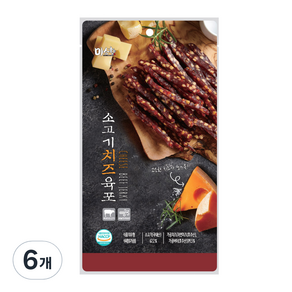 미소향 소고기 치즈육포, 80g, 6개