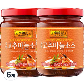 이금기 오뚜기 중화 고추마늘 소스, 226g, 6개