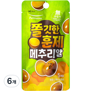 풀무원 쫄깃한 훈제 메추리알 25g, 6개