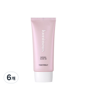 토니모리 마이루미너스 내추럴 글로우 비비크림 SPF50+ PA+++ 55ml, 01 스킨베이지, 6개