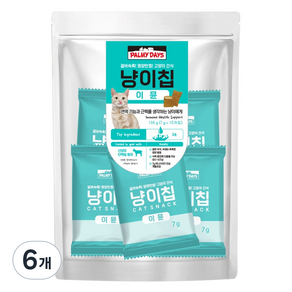 파미데이즈 고양이 냥이칩, 이뮨, 105g, 6개