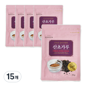 성진 산초 가루, 40g, 15개