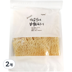 더먹다 자연오감 해오징어 버터구이, 400g, 2개