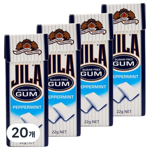 JILA 페퍼민트 껌, 22g, 20개