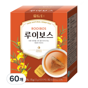 담터 삼각티백 루이보스 차, 1.5g, 10개입, 6개