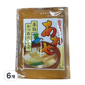 아와세 미소 일본된장, 1kg, 6개