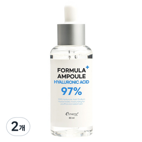 에스테틱하우스 포뮬러 히알루론산 97% 앰플, 2개, 80ml