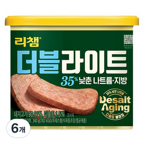 리챔 동원 더블라이트, 340g, 6개