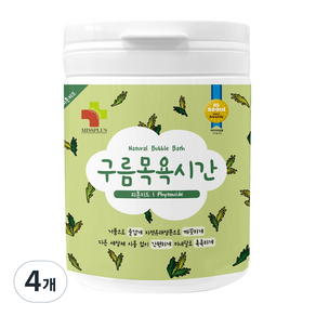 미스플러스 구름목욕시간 피톤치드 입욕파우더 대팩, 500g, 4개