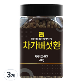 생생드림 차가버섯환, 200g, 3개