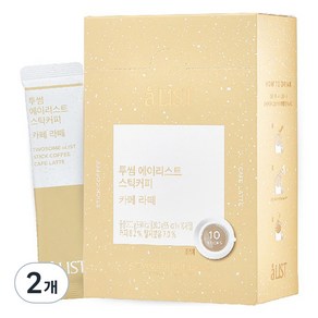 aLIST 투썸플레이스 스틱커피 카페라떼, 20g, 10개입, 2개