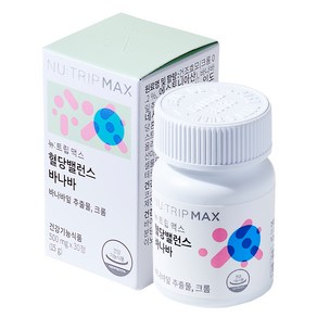 뉴트립 혈당밸런스 바나바 500 mg, 30정, 1개