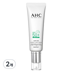 AHC 세이프온 에센스 선크림 SPF50 + PA ++++, 50ml, 2개