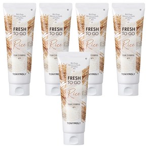 토니모리 프레쉬 투 고 쌀겨 폼클렌저, 170ml, 5개