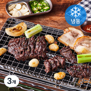 양념 안창살 구이용 (냉동), 500g, 3개