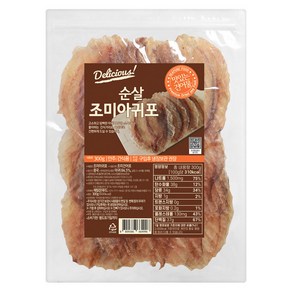 해맑은푸드 조미 순살 아귀포 대 300g, 1개