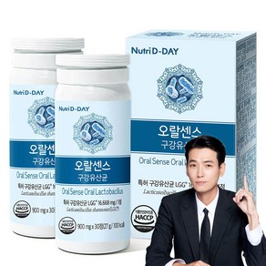 뉴트리디데이 오랄센스 구강유산균 27g, 30정, 2개