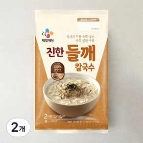 CJ제일제당 진한 들깨 칼국수 2인분, 396g, 2개