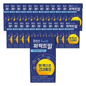 함소아 제약 퍼펙트밀 패밀리 고단백 간편영양식, 125ml, 24개