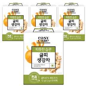 녹차원 이지케어 귤피생강차, 1.2g, 10개입, 4개, 1.2g