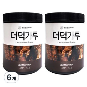 헬로우그린 더덕가루, 190g, 6개