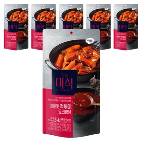 더미식 매운맛 떡볶이 양념, 160g, 6개