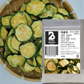 비니푸드 국내산 건애호박 슬라이스, 300g, 1개